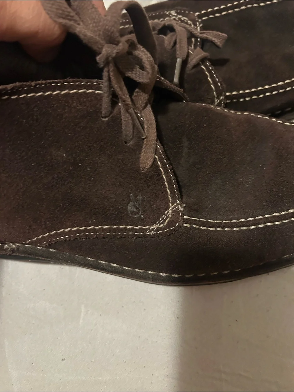 John Varvatos suede upper